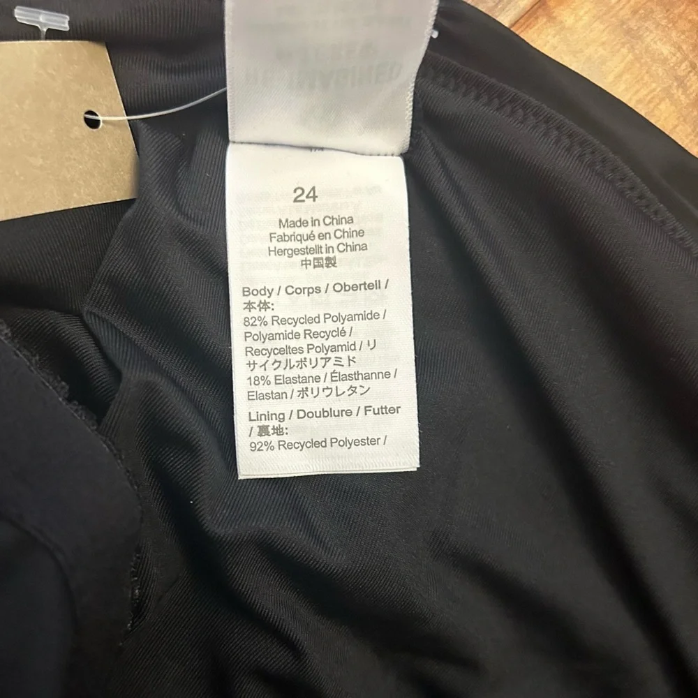 NWT J. Crew Ruched Sweetheart One-Piece Swimsuit Black Size 24 - Picture 8 of 10